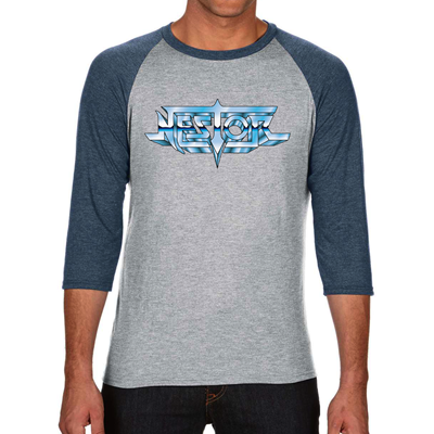 NESTOR - 3/4 BASEBALL, LOGO (GRÅ/NAVY)